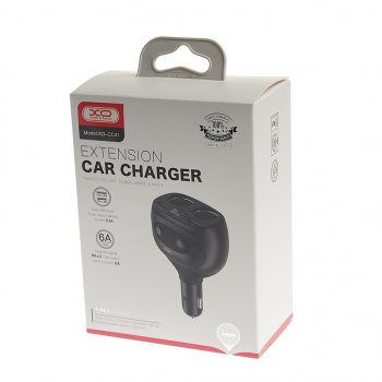 1 069 р. Разветвитель прикуривателя 2-х гнездовой 12V 2USB XO XO cc41  с доставкой в г. Пермь. Увеличить фотографию 3