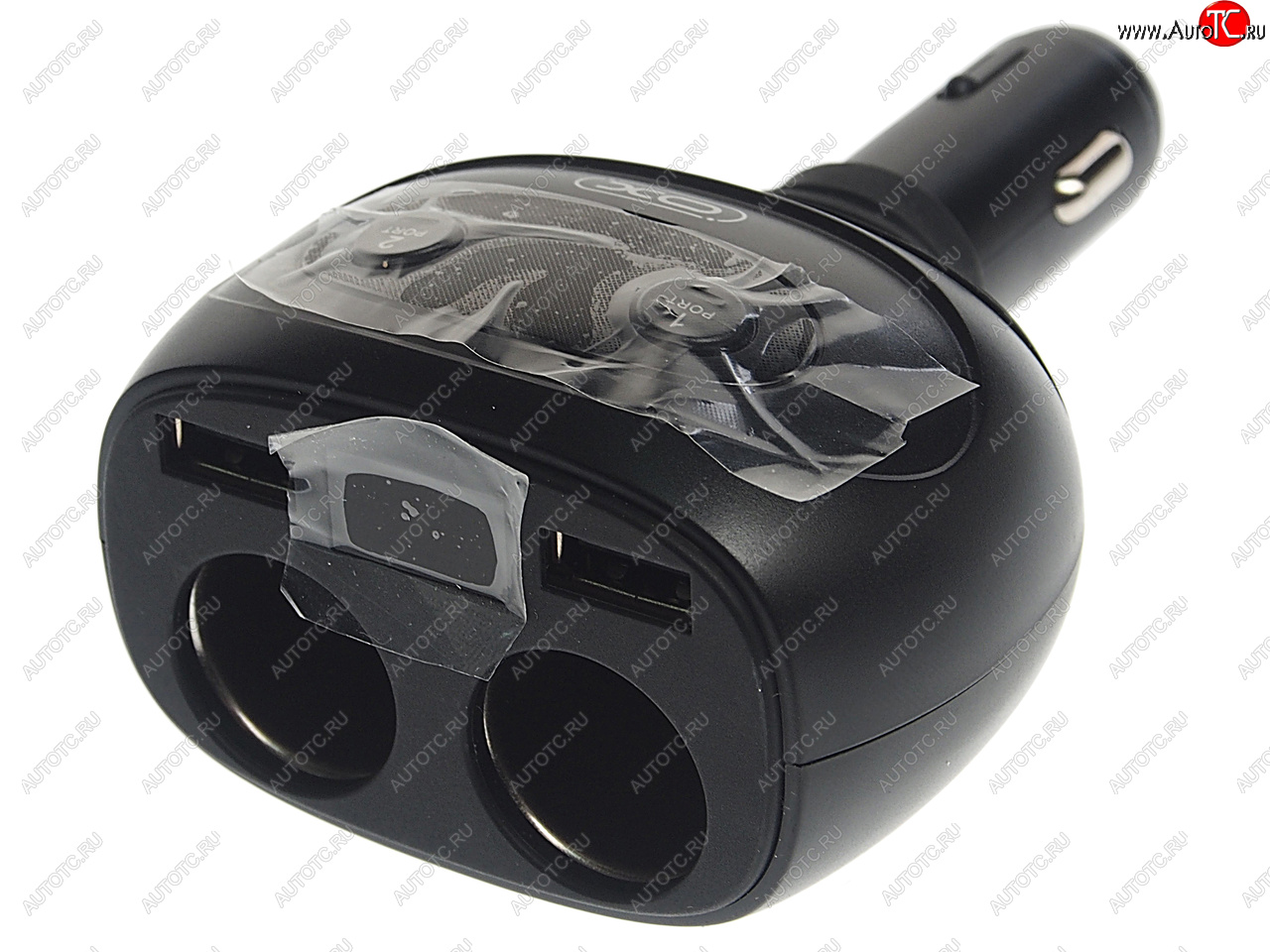 1 069 р. Разветвитель прикуривателя 2-х гнездовой 12V 2USB XO XO cc41  с доставкой в г. Пермь