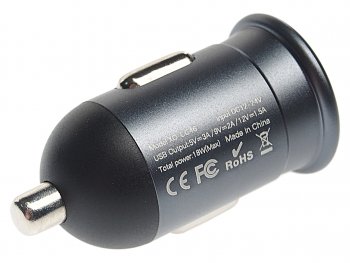 599 р. Устройство зарядное в прикуриватель 1USB 12V серое XO XO cc46 gray  с доставкой в г. Пермь. Увеличить фотографию 2