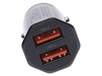 369 р. Устройство зарядное в прикуриватель 2USB 12V XO XO cc49  с доставкой в г. Пермь. Увеличить фотографию 2