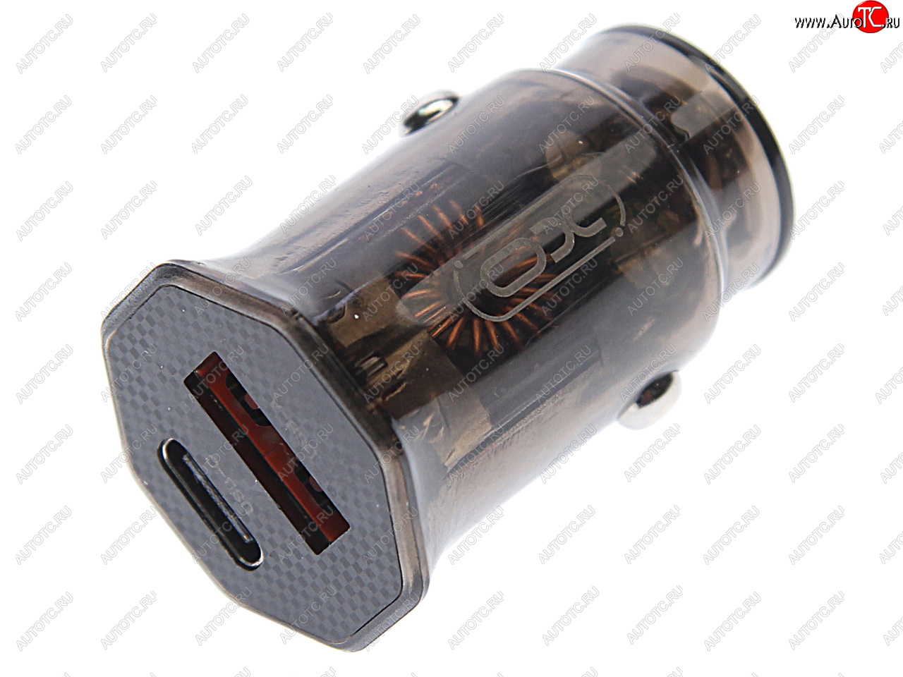 629 р. Устройство зарядное в прикуриватель 1USB + 1 Type C 12V XO XO cc50  с доставкой в г. Пермь