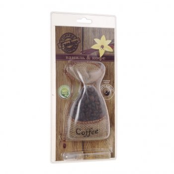 379 р. Ароматизатор подвесной гранулы (ваниль+кофе) COFFEE FRESHCO FRESHCO cf-04  с доставкой в г. Пермь. Увеличить фотографию 1