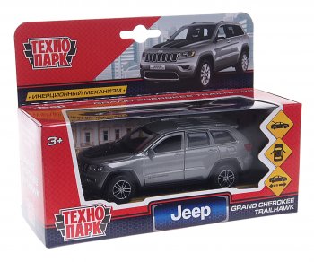 819 р. Модель автомобиля JEEP Grand Cherokee металлическая ТЕХНОПАРК ТЕХНОПАРК cherokee-12-gy  с доставкой в г. Пермь. Увеличить фотографию 1