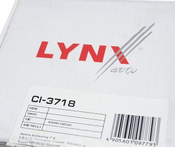 6 849 р. ШРУС внутренний TOYOTA Auris (07-13),Corolla (01-06),Avensis (03-08) комплект LYNX LYNX ci3718  с доставкой в г. Пермь. Увеличить фотографию 4