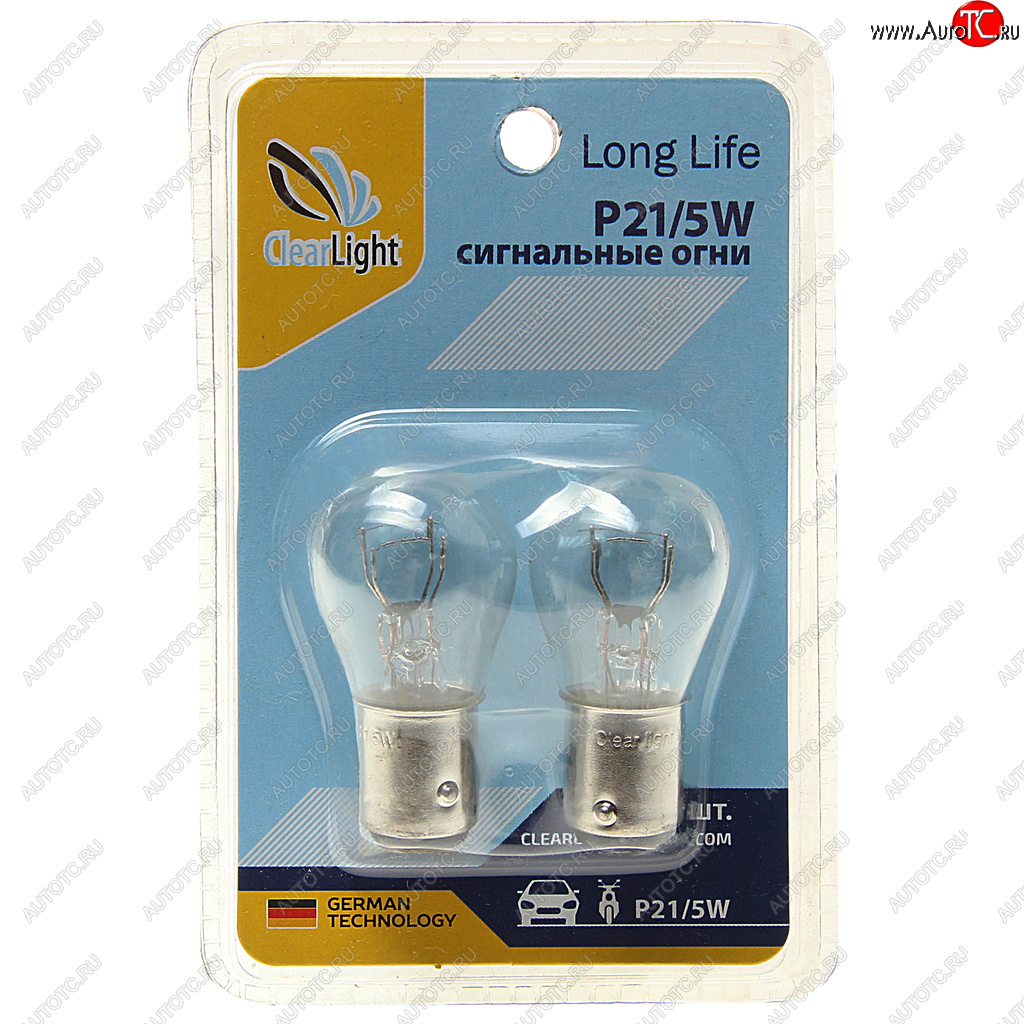 78 р. Лампа 12V P215W BAY15d блистер (2шт.) CLEARLIGHT CLEARLIGHT cl-p215w-12v 2b  с доставкой в г. Пермь