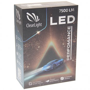 4 299 р. Лампа светодиодная 12V H4 P43t-38 7500LM (2шт.) Performance CLEARLIGHT CLEARLIGHT clpfmledh4-2  с доставкой в г. Пермь. Увеличить фотографию 2