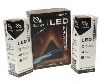3 599 р. Лампа светодиодная 12V H7 PX26d 7500LM (2шт.) Performance CLEARLIGHT CLEARLIGHT clpfmledh7-2  с доставкой в г. Пермь. Увеличить фотографию 2