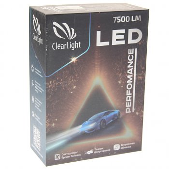 3 599 р. Лампа светодиодная 12V HB3 P20d 7500LM (2шт.) Performance CLEARLIGHT CLEARLIGHT clpfmledhb3-2  с доставкой в г. Пермь. Увеличить фотографию 2