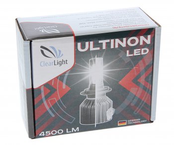 1 449 р. Лампа светодиодная 12V H7 PX26d 4500Lm бокс (2шт.) CLEARLIGHT CLEARLIGHT clultledh7-2 CLEARLIGHT clultledh7-2  с доставкой в г. Пермь. Увеличить фотографию 3