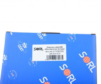 2 599 р. Кабель диагностики 3м (первая часть, ам) SORL SORL cm-15-01-0710  с доставкой в г. Пермь. Увеличить фотографию 4