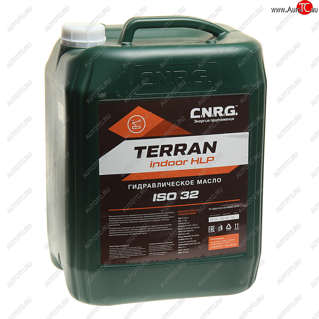4 499 р. Масло гидравлическое Terran Indoor HLP 32 20л CNRG CNRG cnrg-001-0020  с доставкой в г. Пермь
