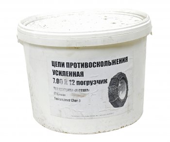 4 649 р. Цепь противоскольжения усиленная d=6мм R12 7.00 для погрузчика (тип лесенка) 2шт. ЛИМ ПК ЛИМ цп 048  с доставкой в г. Пермь. Увеличить фотографию 3