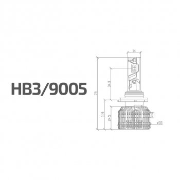 6 999 р. Лампа светодиодная 12V HB3 P20d бокс (2шт.) MTF MTF cpb3k6  с доставкой в г. Пермь. Увеличить фотографию 10
