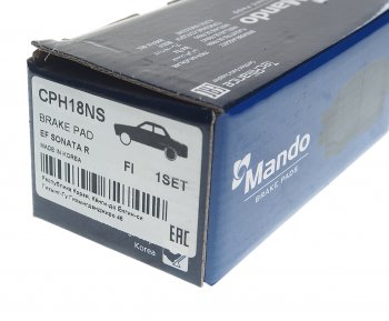 1 129 р. Колодки тормозные HYUNDAI Tucson KIA Sportage (04-) задние (ceramic) (4шт.) MANDO MANDO cph18ns  с доставкой в г. Пермь. Увеличить фотографию 3