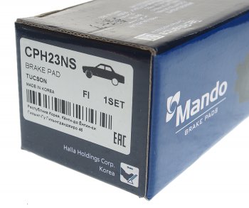 1 029 р. Колодки тормозные HYUNDAI Tucson KIA Sportage (04-) передние (ceramic) (4шт.) MANDO MANDO cph23ns  с доставкой в г. Пермь. Увеличить фотографию 3