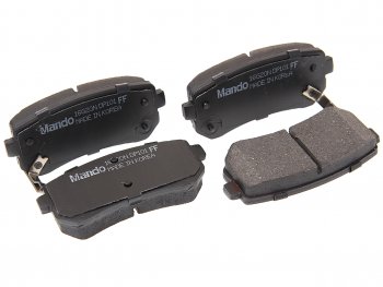 659 р. Колодки тормозные HYUNDAI Accent (06-),i30 KIA Ceed,Rio (05-) задние (ceramic) (4шт.) MANDO MANDO cph35ns MANDO cph35ns  с доставкой в г. Пермь. Увеличить фотографию 1