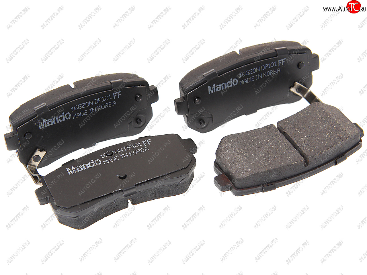 659 р. Колодки тормозные HYUNDAI Accent (06-),i30 KIA Ceed,Rio (05-) задние (ceramic) (4шт.) MANDO MANDO cph35ns MANDO cph35ns  с доставкой в г. Пермь