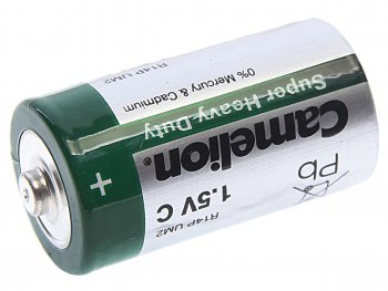 77 р. Батарейка C R14 1.5V блистер (по 1шт.) CAMELION CAMELION c-r14бл  с доставкой в г. Пермь. Увеличить фотографию 2