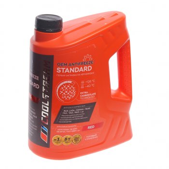 Антифриз красный -40C 5.3кг5л Standart COOL STREAM COOL STREAM cs-010202-rd