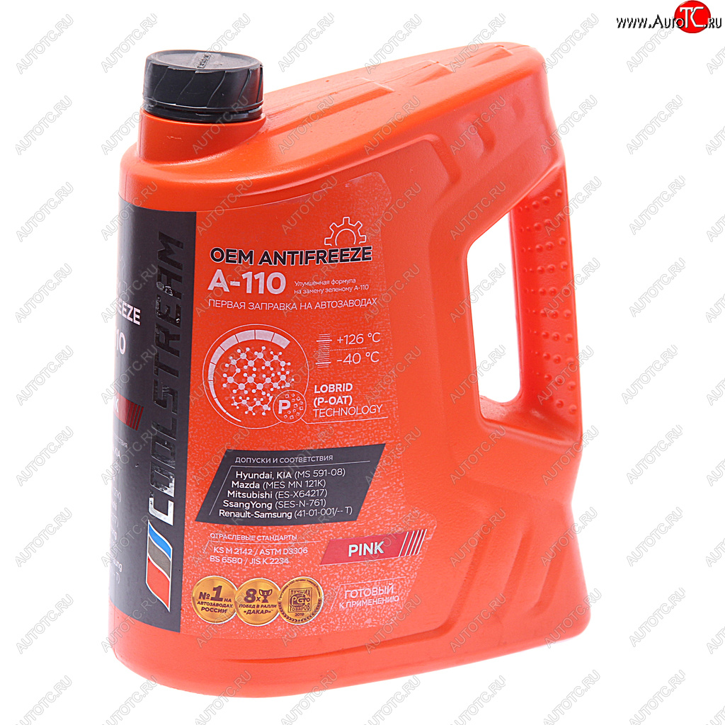 2 099 р. Антифриз розовый -40C 5кг A-110 COOL STREAM COOL STREAM cs-010502-pn  с доставкой в г. Пермь