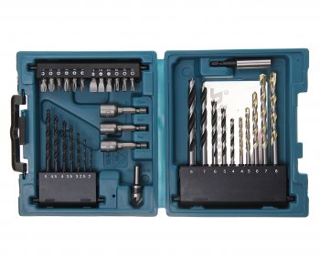 5 599 р. Набор сверл и оснастки 34 предмета MAKITA MAKITA d-36980 MAKITA d-36980  с доставкой в г. Пермь. Увеличить фотографию 1