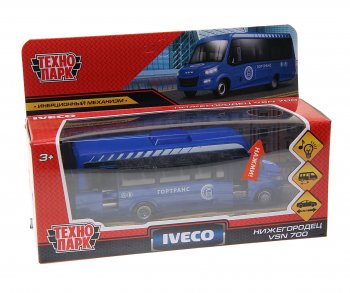 1 689 р. Модель автомобиля IVECO металлическая (свет,звук) ТЕХНОПАРК ТЕХНОПАРК daily-15slcit-bu  с доставкой в г. Пермь. Увеличить фотографию 1