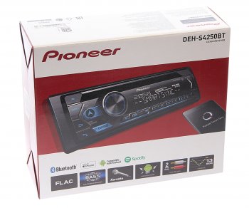 14 849 р. Магнитола автомобильная 1DIN PIONEER PIONEER deh-s4250bt  с доставкой в г. Пермь. Увеличить фотографию 5