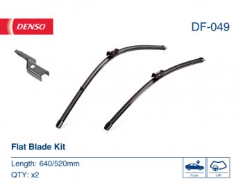 3 899 р. Щетка стеклоочистителя AUDI A6,A7 (11-) 650530мм комплект DENSO DENSO df-049  с доставкой в г. Пермь. Увеличить фотографию 3