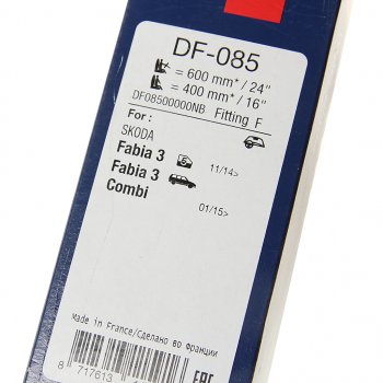 4 389 р. Щетка стеклоочистителя SKODA Fabia 3 600400мм комплект DENSO DENSO df-085  с доставкой в г. Пермь. Увеличить фотографию 4