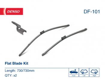 4 999 р. Щетка стеклоочистителя FORD Focus 3 725725мм комплект Aerotwin DENSO DENSO df-101  с доставкой в г. Пермь. Увеличить фотографию 3