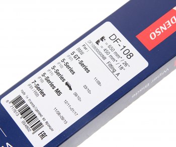 3 599 р. Щетка стеклоочистителя BMW 7 (08-) 650450мм комплект DENSO DENSO df-108  с доставкой в г. Пермь. Увеличить фотографию 3