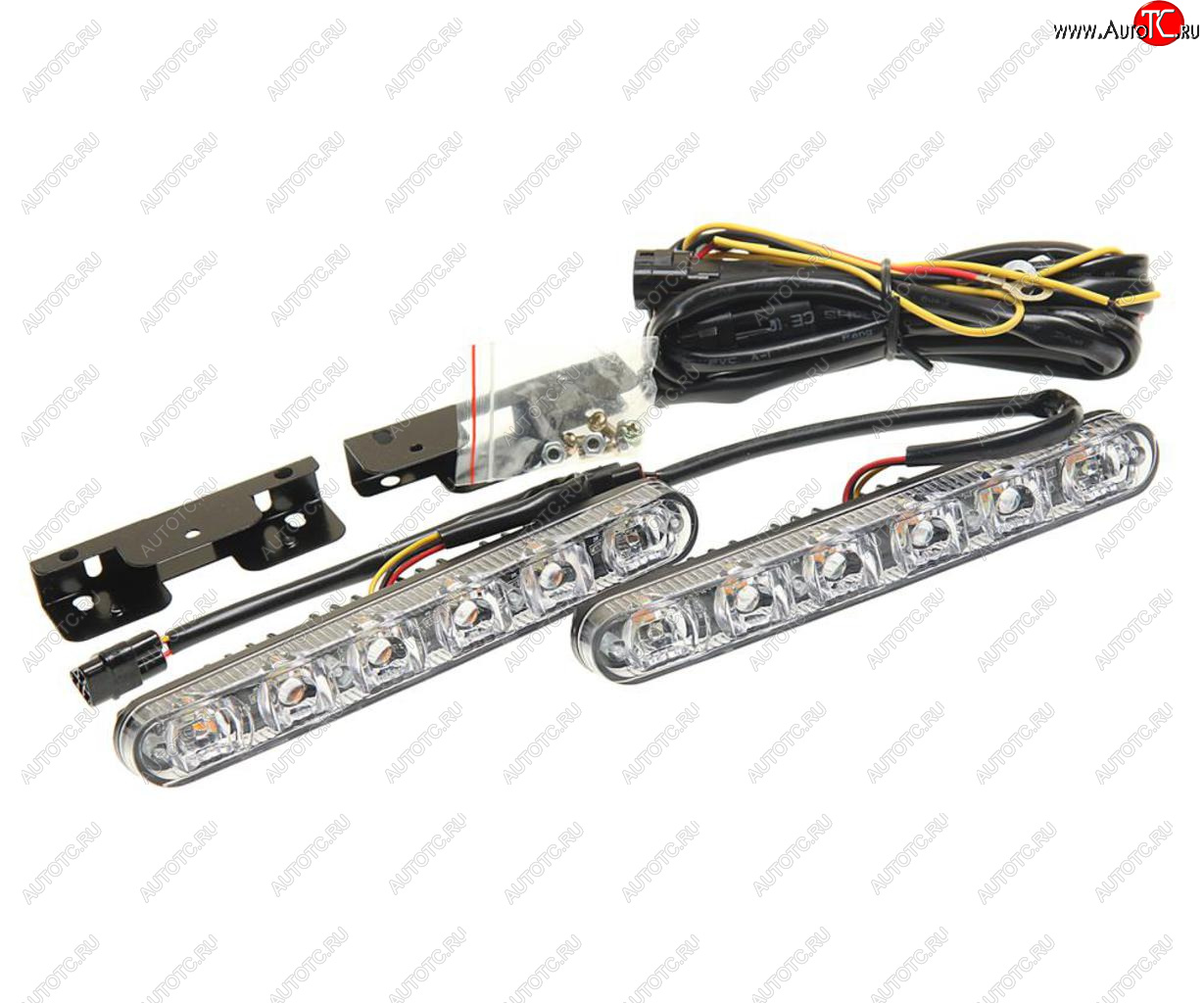 2 199 р. Огни ходовые дневного света 12V комплект ВЫМПЕЛ ОРИОН drl-hp-x6  с доставкой в г. Пермь