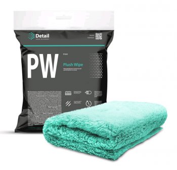 499 р. Полотенце для располировки составов зеленое PW Plush Wipe DETAIL DETAIL dt-0245  с доставкой в г. Пермь. Увеличить фотографию 1