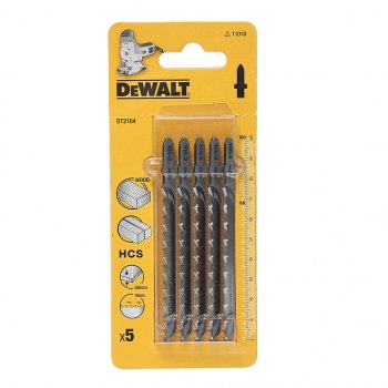 629 р. Пилка для лобзика набор 5шт. дерево 68мм DEWALT DEWALT dt2164-qz  с доставкой в г. Пермь. Увеличить фотографию 1