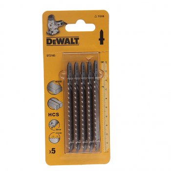 929 р. Пилка для лобзика набор 5шт. дерево 73мм DEWALT DEWALT dt2165-qz  с доставкой в г. Пермь. Увеличить фотографию 1