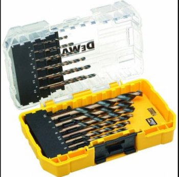 4 299 р. Набор сверл по металлу 1.0-10.0мм HSS (19шт.) DEWALT DEWALT dt70728-qz DEWALT dt70728-qz  с доставкой в г. Пермь. Увеличить фотографию 2