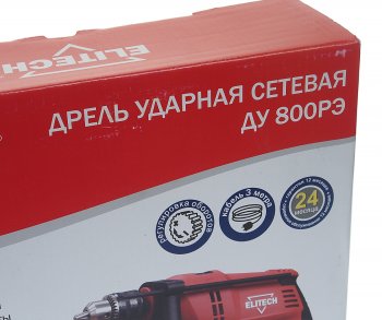 3 399 р. Дрель ударная 800Вт ELITECH ELITECH ду 800рэ  с доставкой в г. Пермь. Увеличить фотографию 6
