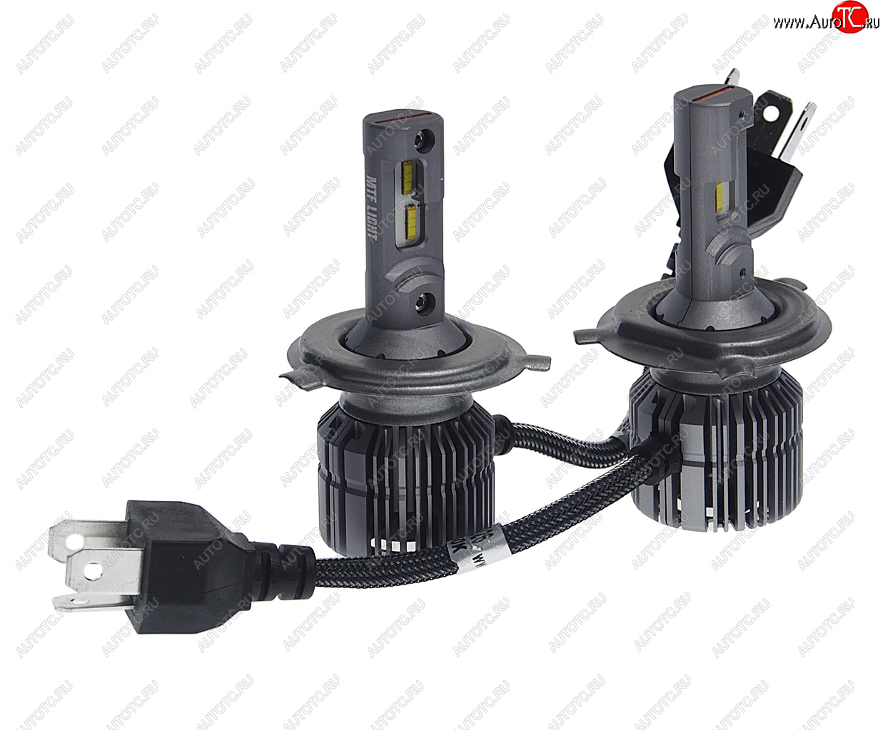 4 399 р. Лампа светодиодная 12V H4 P43t бокс (2шт.) MTF MTF dv04k5  с доставкой в г. Пермь