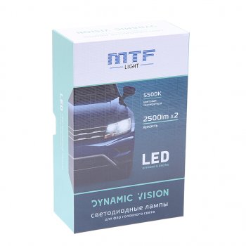 3 399 р. Лампа светодиодная 12V H11 PGJ19-2 бокс (2шт.) MTF MTF dv11k5  с доставкой в г. Пермь. Увеличить фотографию 2