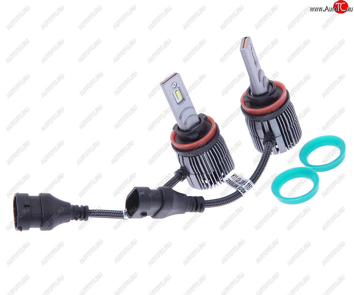 3 399 р. Лампа светодиодная 12V H11 PGJ19-2 бокс (2шт.) MTF MTF dv11k5  с доставкой в г. Пермь