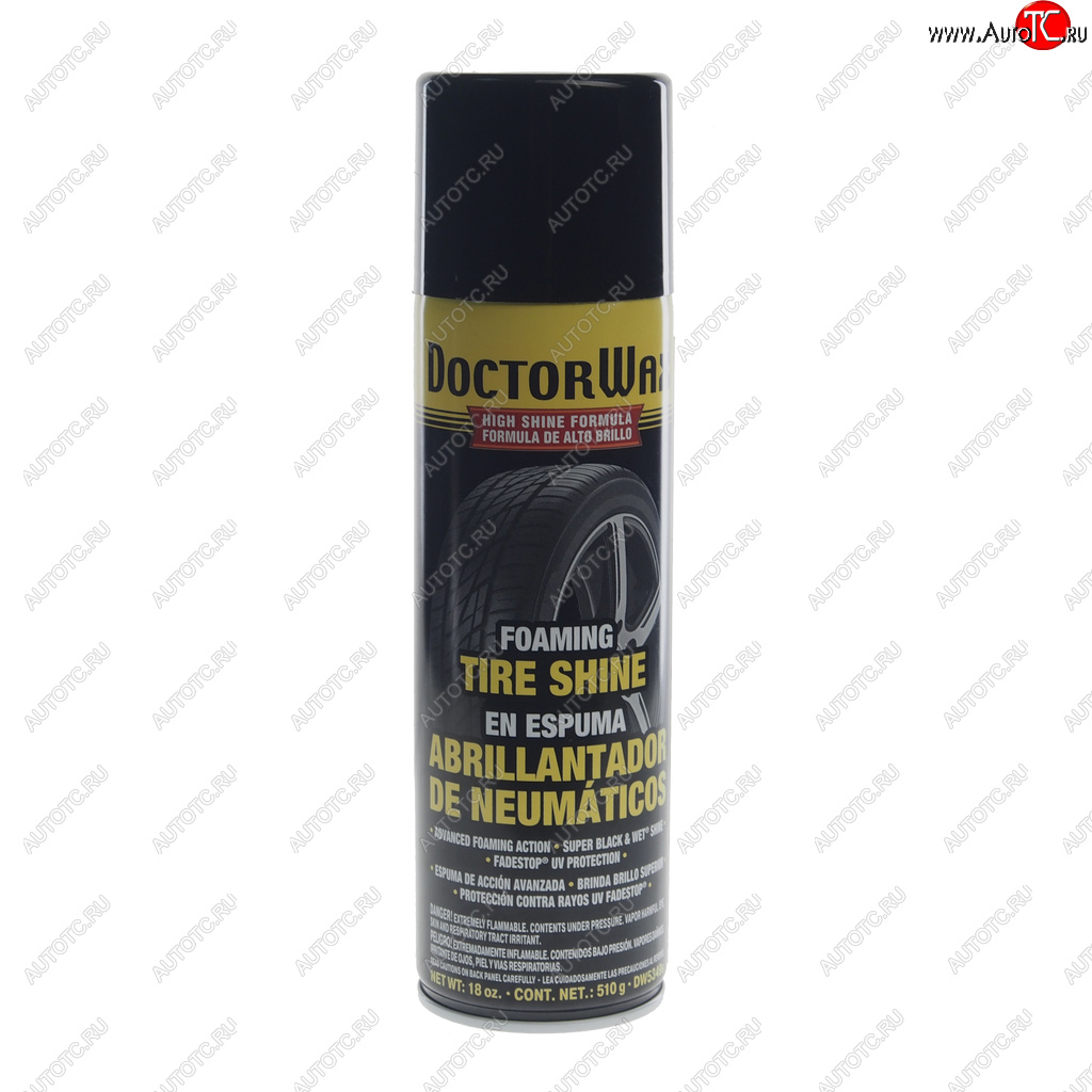 1 089 р. Очиститель шин аэрозоль 520мл DOCTOR WAX DOCTOR WAX dw5349s  с доставкой в г. Пермь
