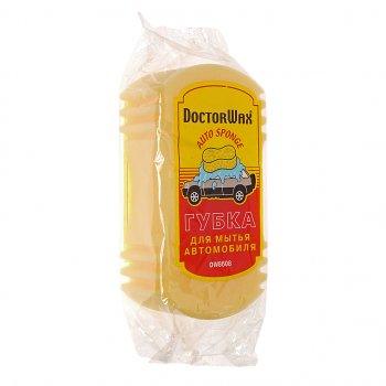Губка DOCTOR WAX для мытья 12х25х7см HI-GEAR DOCTOR WAX HI-GEAR dw8608