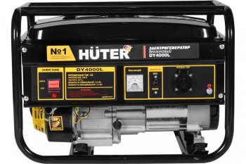 28 999 р. Бензогенератор 3.0кВт 4такт. расх.=0.4лкВтч. бак=15л HUTER HUTER dy4000l  с доставкой в г. Пермь. Увеличить фотографию 2