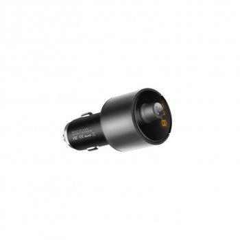 1 259 р. Устройство зарядное в прикуриватель с трансмиттером (bluetooth,hands free) HOCO HOCO e19 metal gray  с доставкой в г. Пермь. Увеличить фотографию 4