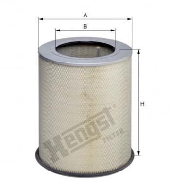 Фильтр воздушный VOLVO 12FM,12FH HENGST HENGST e420l