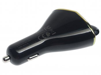1 039 р. Устройство зарядное в прикуриватель 2USB 12V HOCO HOCO e47 black HOCO e47 black  с доставкой в г. Пермь. Увеличить фотографию 3