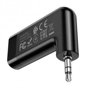699 р. Адаптер Bluetooth автомобильный черный HOCO HOCO e53 black HOCO e53 black  с доставкой в г. Пермь. Увеличить фотографию 2