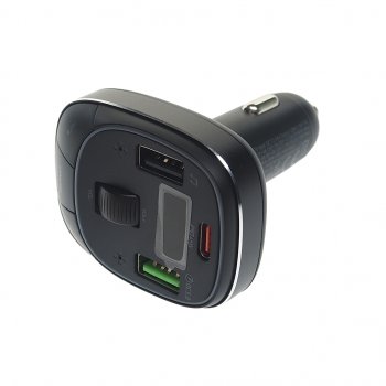 1 669 р. Устройство зарядное в прикуриватель с трансмиттером (bluetooth,hands free) HOCO HOCO e76 черный HOCO e76 черный  с доставкой в г. Пермь. Увеличить фотографию 2