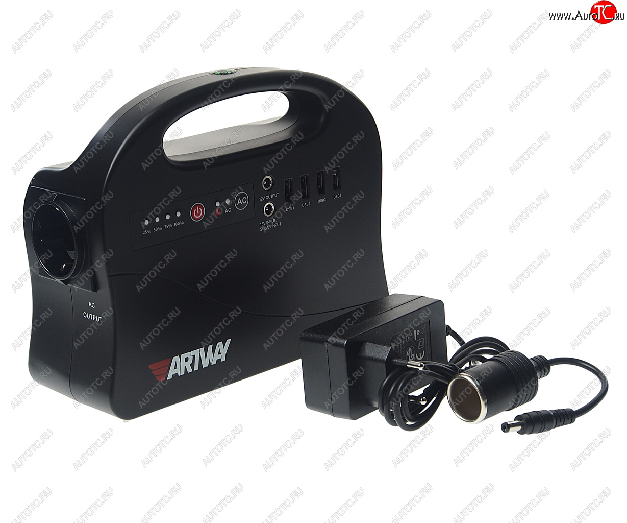 14 899 р. Аккумулятор внешний 39600мАч 220V многофункциональный ARTWAY ARTWAY ea-146is  с доставкой в г. Пермь