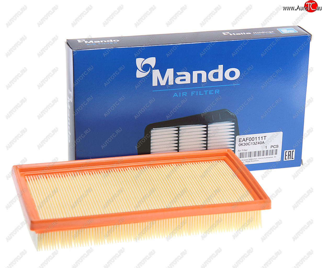 329 р. Фильтр воздушный KIA Rio (00-) MANDO MANDO eaf00111t  с доставкой в г. Пермь